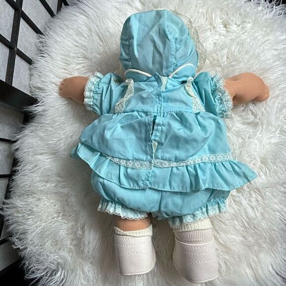 Vintage 1978 Cabbage Patch Doll Blue Eye Blond Hair Original Clothes - Picture 3 of 6